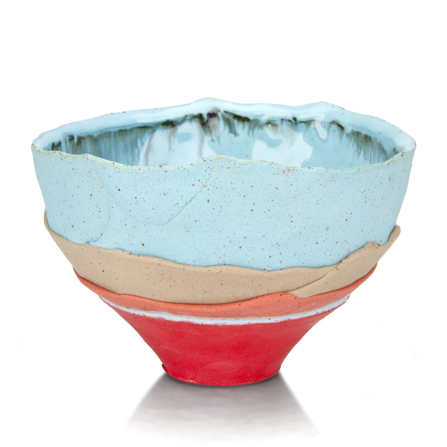 Ruby Skies Ombre' Med Bowl