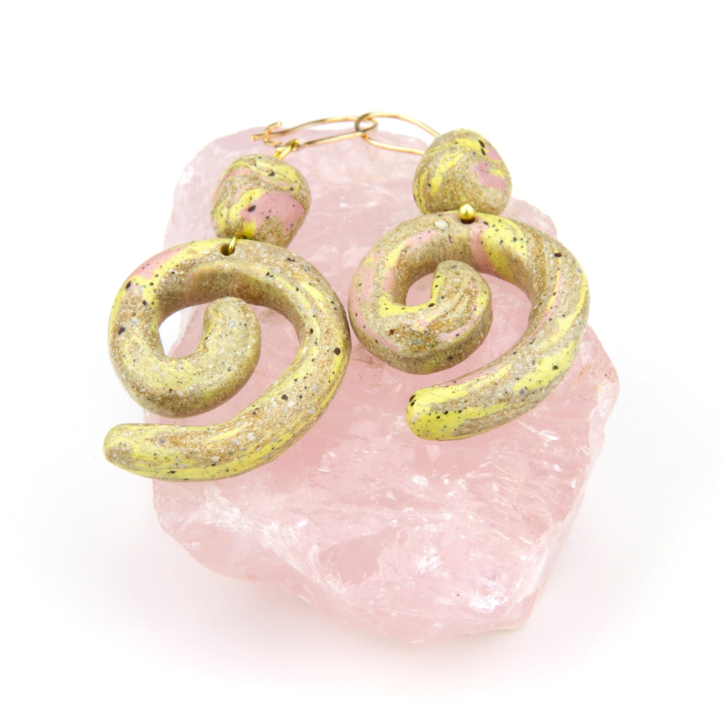 Tumbled Sunrise Earrings - Spiral