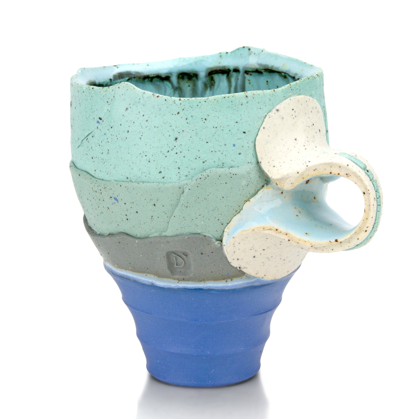 Turquoise Twilight Ombre' Lrg Mug