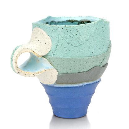 Turquoise Twilight Ombre' Lrg Mug