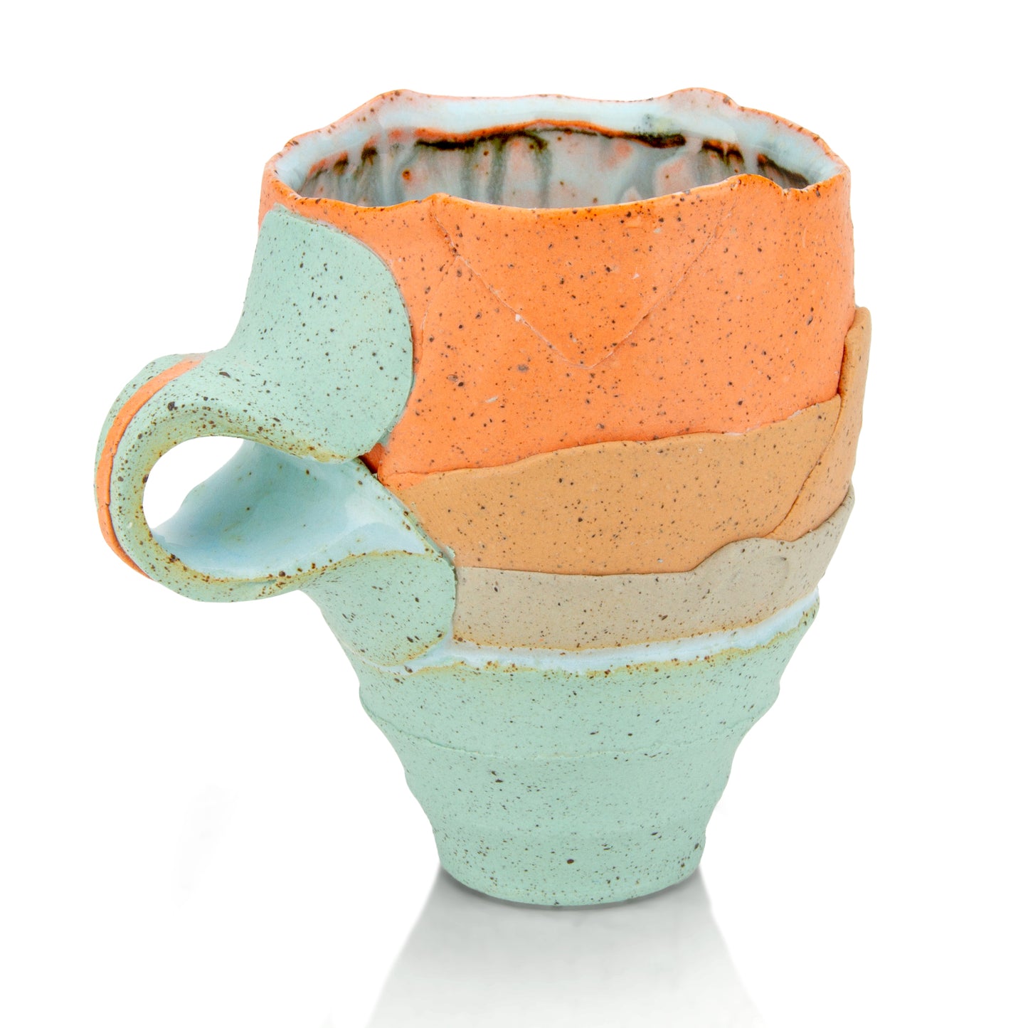 Sandstone Aquamarine Ombre' Lrg Mug