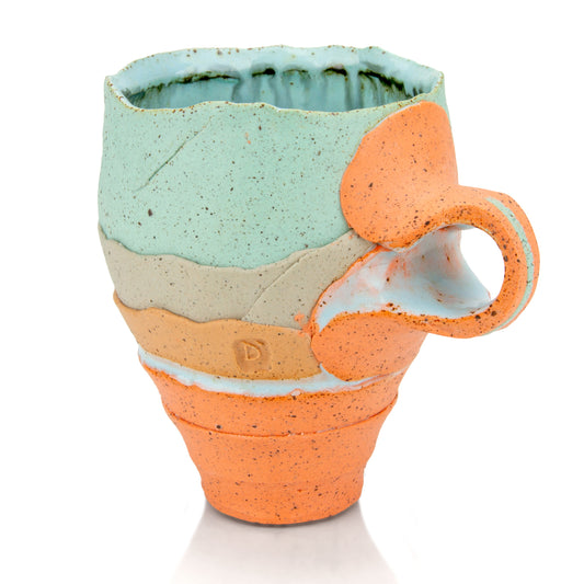 Sandstone Aquamarine Ombre' Lrg Mug 2