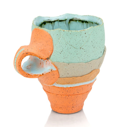 Sandstone Aquamarine Ombre' Lrg Mug 2