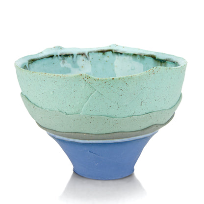 Midnight Mint Ombre' Med Bowl