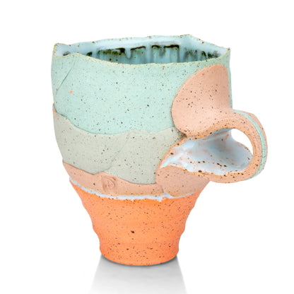 Sandstone Aquamarine Ombre' Lrg Mug