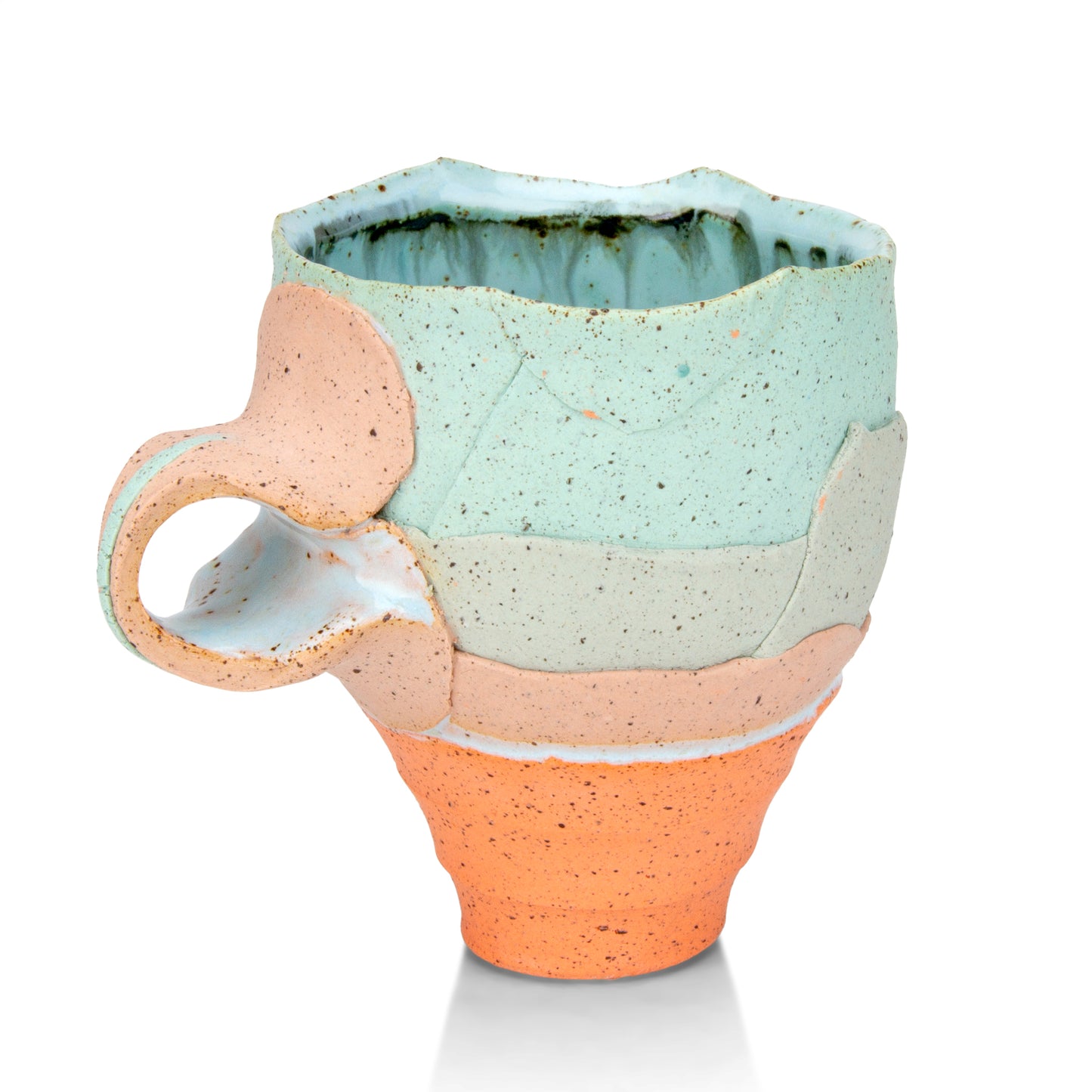 Sandstone Aquamarine Ombre' Lrg Mug